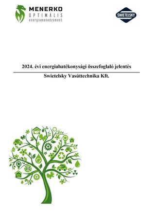 2024. évi energiahatékonysági összefoglaló jelentés